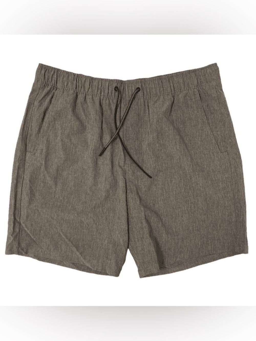 Eddie Bauer Men’s Gray Brown Athletic Drawstring Shorts